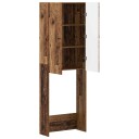 vidaXL Toalett skap BREDA Gammelt tre 66 x 25,5 x 190 cm