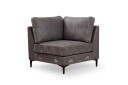 Svanabyn Sofa m. Divan og Sjeselong 4 seter   Antrasitt