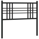  Sengegavl i metall svart 100 cm