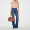 Elisabetta Franchi Dame Jeans Blå W29,
