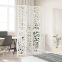  Romdeler 4 paneler hvit heltre keisertre 8721012074361