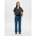 Selected Femme slflulu ss knit polo