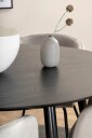 Venture Home   Spisegruppe Dipp med 4 Berit spisestoler   Svart