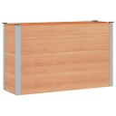 vidaXL Høybed Brun 150 x 50 x 91 cm WPC og Aluminium