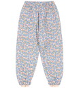 Konges Sløjd Termobukser m. Fleece Quiltet Fleur Rosier 7 8 år 122 128 Termoklær Flerfarget