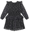 Minymo Dress Dobby   ASPHALT   122