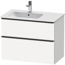Duravit D-Neo Servantskap m/2 skuffer 810x462 mm Hvit Matt Dekor