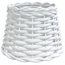  Taklampeskjerm hvit Ø20x15 cm flettet