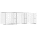  Hundebur Sølv 600 X 200 X 200 cm Galvanisert Stål 3368307