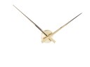 Karlsson Little Big Time Veggklokke KA5516GD - Unisex - 90 cm - Kvarts urverk