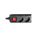 Adam Hall Accessories 8747 S3 Usb 3 Outlet Power Strip, Dual Usb, On/off