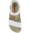 Superfit Kids" Fussbettpantoffel White 30