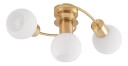 Lindby taklampe Ciala, 3 lyskilder, messing