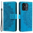 Xiaomi Redmi 12C Mandala Series Lommebok-deksel Blå