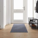  Teppeløper Lysegrå 80 x 300 cm stoff