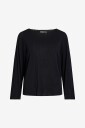Vila - Topp vuLupia Boatneck L/S Top - Svart