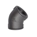 GF Georg Fischer 3/8" Sort Vinkel Muffe 45 Grader