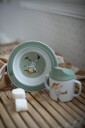 Rätt Start Pippi Sirkus tallerken med sugekopp Ø15,5 cm Grønn