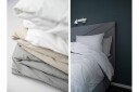 Scandinavian Bedding Laken børstet percale Grå 280 x 270 Bomull Grå