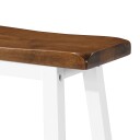 vidaXL Barstoler 2 stk heltre