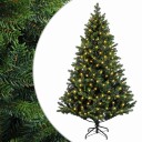 vidaXL Kunstig sammensatt juletre 210 cm 300 LED-lys Varmhvit