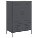  Highboard antrasitt 68x39x101,5 cm stål 8721102390722