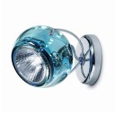 Fabbian Beluga Vegg- & Taklampe Blå