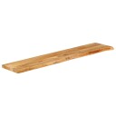  Bordplate 180x40x3,8 cm naturlig kant heltre mango