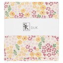 Bordduk 90x90 Alices blomstereng   Rosa