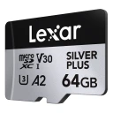 Lexar Professional Silver Plus MicroSD/SD   205MB/s   64GB