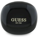 Guess Flat Classic Logo Galvaniserte Svart