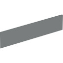 IFÖ front 16x880x193mm t/SUS90 øverst grå