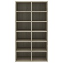 vidaXL Skohylle sonoma eik 54x34x100,5 cm konstruert tre