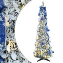  Kunstig juletre med 100 LED med stativ grønn 150 cm PVC