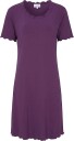Damella of Sweden Nightdress With Short Sleeves Josefine   Purple   S