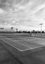 Tennis Court B&W Plakat Plakat / 21x30cm