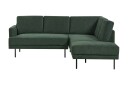 Deajna Hjørnesofa 4 seter   Grønn/Svart