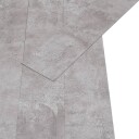 PVC-gulvplanker 5,02 m² 2 mm selvklebende jordgrå