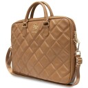 Veske Guess Pu-Kornet 4G Metalllogo Datamaskinveske 15/16 Tommer Brun