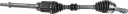 METZGER 7210043 Drivaksel