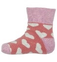 Melton Sokker 2 pack Grå Melert/Rosa m. Katter/St. 15/16 Sokker