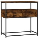  Konsollbord røkt eik 75x40x75 cm konstruert tre 8720845421083