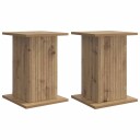 vidaXL Planteholder 2 stk. Artisan eik 30,5 x 30 x 43 cm