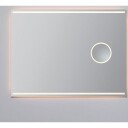 Loevschall Focus speil med lys 100x75 cm