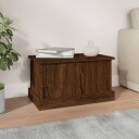 vidaXL Oppbevaringsboks brun eik 50x30x28 cm konstruert tre