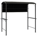 vidaXL Paviljong med tak 220x110x200 cm antrasitt