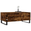 vidaXL Salongbord røkt eik 90x50x36,5 cm konstruert tre