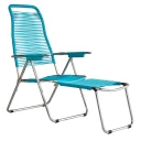 Fiam Spaghetti solstol i turquoise aluminium