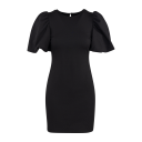 Keiyaa Dress Black L Dress with puffed sleeves