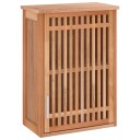  Vegghengt baderomsskap 42x23x60 cm heltre valnøtt